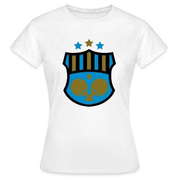 Tischtennis Wappen - Frauen T-Shirt - Weiß - Vorne - AI Model Female 172 dark (172cm)