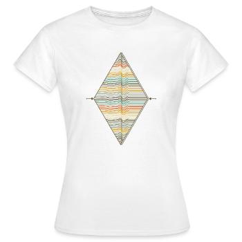 Retro - Frauen T-Shirt - Weiß - Vorne - AI Model Female 172 dark (172cm)