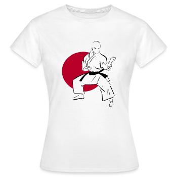 Karate Kata Japan - Frauen T-Shirt - Weiß - Vorne - AI Model Female 172 dark (172cm)