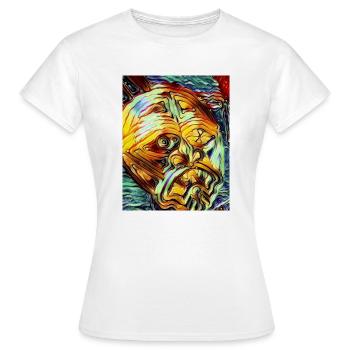 Wotan - Frauen T-Shirt - Weiß - Vorne - AI Model Female 172 dark (172cm)