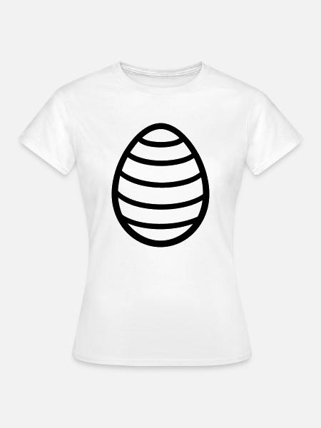 Osterei - Frauen T-Shirt - Weiß