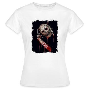 BOO Alles was ich brauche Halloween-Grusel - Frauen T-Shirt - Weiß - Vorne - AI Model Female 172 dark (172cm)