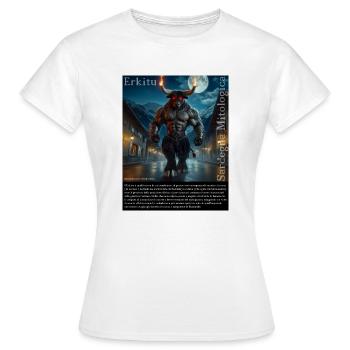 Sardaigne Mythologique Boe02b - T-shirt Femme - blanc - Devant - AI Model Female 172 dark (172cm)