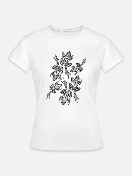 Frosch - Frauen T-Shirt - Weiß