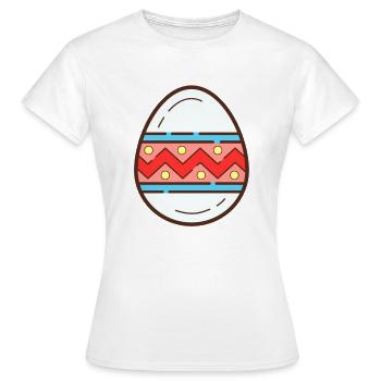 Osterfest - Frauen T-Shirt - Weiß - Vorne - AI Model Female 172 dark (172cm)