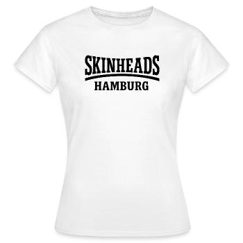 Skinheads Hambourg - T-shirt Femme - blanc - Devant - AI Model Female 172 dark (172cm)