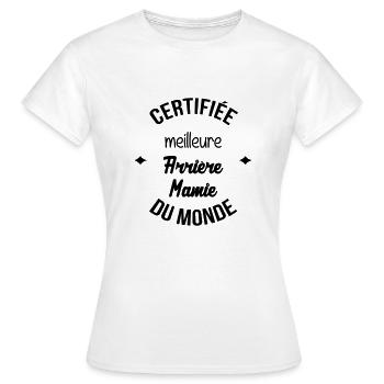 Großmütter / Oma / Mami / Großmutter / Mamy - Frauen T-Shirt - Weiß - Vorne - AI Model Female 172 dark (172cm)