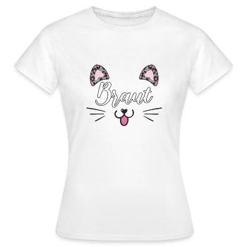 Braut Junggesellinnenabschied Team Partnerlook - Frauen T-Shirt - Weiß - Vorne - AI Model Female 172 dark (172cm)