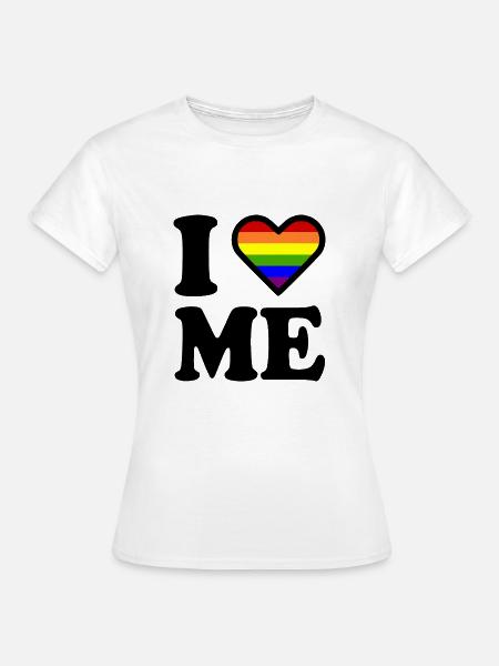 I love me - Frauen T-Shirt - Weiß