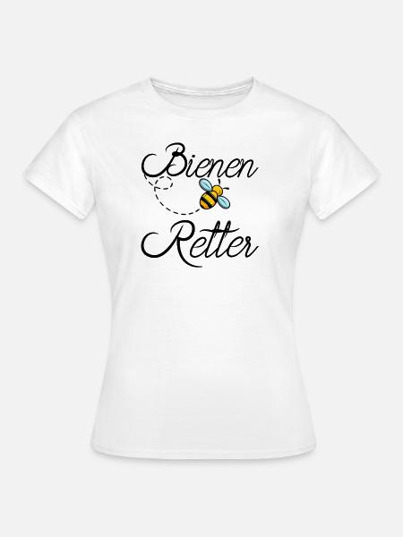 Rettet die Bienen - Frauen T-Shirt - Weiß