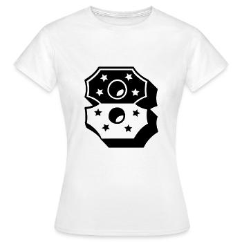 Numéro huit - T-shirt Femme - blanc - Devant - AI Model Female 172 dark (172cm)
