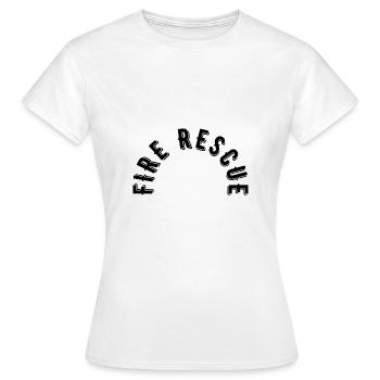 Sauvetage en cas d’incendie - T-shirt Femme - blanc - Devant - AI Model Female 172 dark (172cm)
