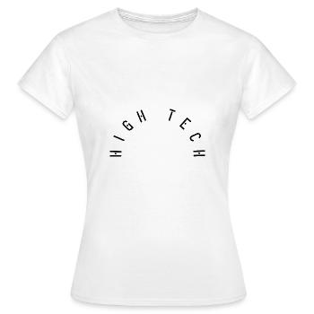 High tech - Women's T-Shirt - white - Front - AI Model Female 172 dark (172cm)