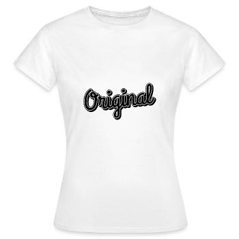 Langue source - T-shirt Femme - blanc - Devant - AI Model Female 172 dark (172cm)