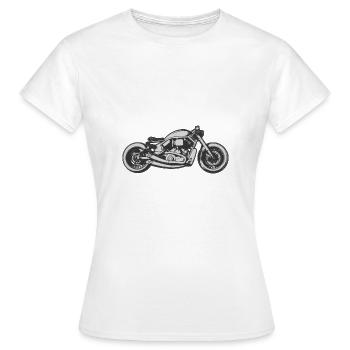 Motorcycle - Women's T-Shirt - white - Front - AI Model Female 172 dark (172cm)