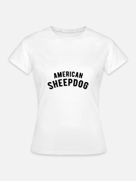 American Sheepdog - Frauen T-Shirt - Weiß