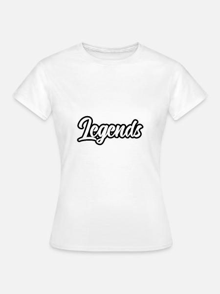 Legends - Frauen T-Shirt - Weiß