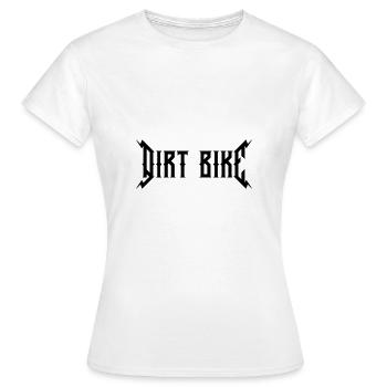Dirt Bike - Women's T-Shirt - white - Front - AI Model Female 172 dark (172cm)