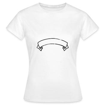 Bannière - T-shirt Femme - blanc - Devant - AI Model Female 172 dark (172cm)