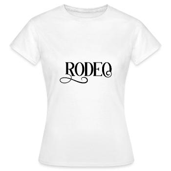 Rodeo - Frauen T-Shirt - Weiß - Vorne - AI Model Female 172 dark (172cm)