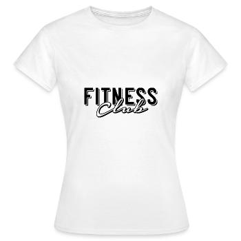 Fitness Club - Frauen T-Shirt - Weiß - Vorne - AI Model Female 172 dark (172cm)