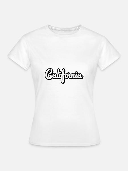 California - Frauen T-Shirt - Weiß
