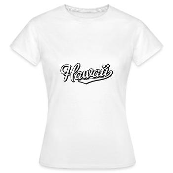 Hawaï - T-shirt Femme - blanc - Devant - AI Model Female 172 dark (172cm)