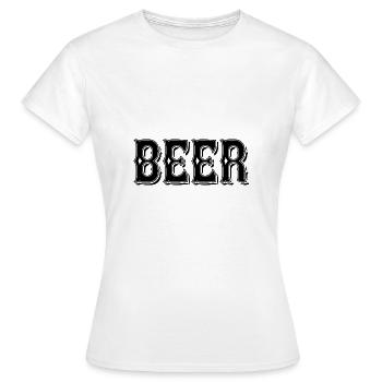Beer - Frauen T-Shirt - Weiß - Vorne - AI Model Female 172 dark (172cm)