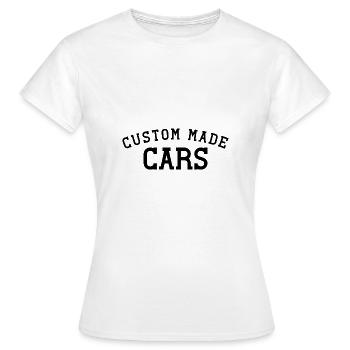 Voitures sur mesure - T-shirt Femme - blanc - Devant - AI Model Female 172 dark (172cm)