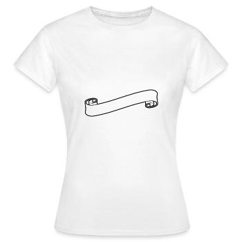 Bannière - T-shirt Femme - blanc - Devant - AI Model Female 172 dark (172cm)