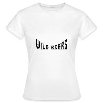 Ours sauvages - T-shirt Femme - blanc - Devant - AI Model Female 172 dark (172cm)