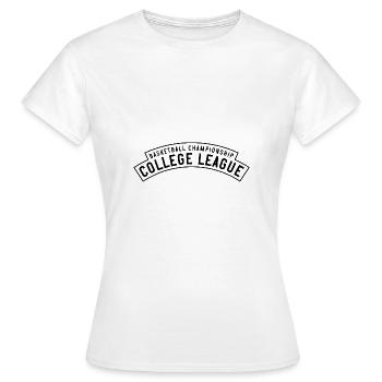 Basketball Championship College League - Frauen T-Shirt - Weiß - Vorne - AI Model Female 172 dark (172cm)