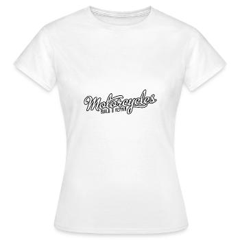 Motorcycles Build and Repair - Women's T-Shirt - white - Front - AI Model Female 172 dark (172cm)