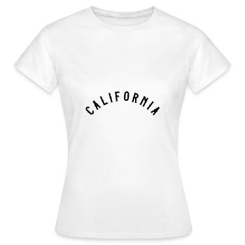 California - Women's T-Shirt - white - Front - AI Model Female 172 dark (172cm)