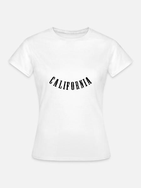 California - Frauen T-Shirt - Weiß