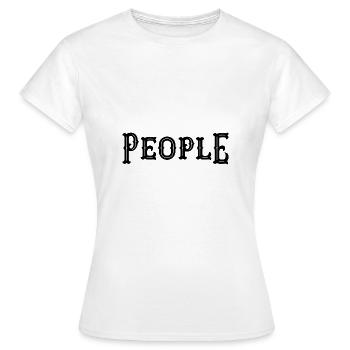 Gens - T-shirt Femme - blanc - Devant - AI Model Female 172 dark (172cm)