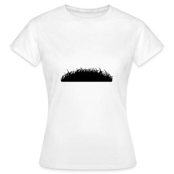 Grass hill - Women's T-Shirt - white - Front - AI Model Female 172 dark (172cm)