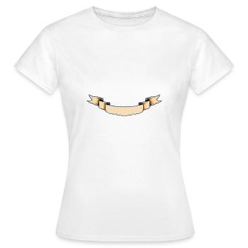 Bannière - T-shirt Femme - blanc - Devant - AI Model Female 172 dark (172cm)