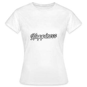 Bonheur - T-shirt Femme - blanc - Devant - AI Model Female 172 dark (172cm)