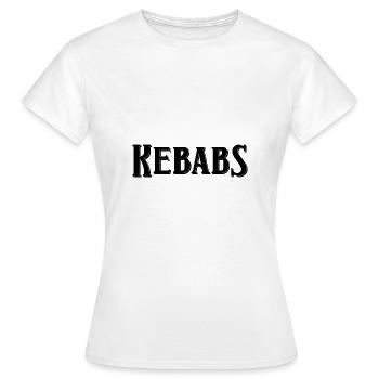 Kebabs - Frauen T-Shirt - Weiß - Vorne - AI Model Female 172 dark (172cm)