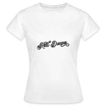 Real Dreamer - Women's T-Shirt - white - Front - AI Model Female 172 dark (172cm)
