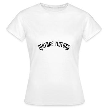 Vintage Motors - Women's T-Shirt - white - Front - AI Model Female 172 dark (172cm)
