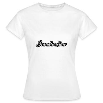Scandinave - T-shirt Femme - blanc - Devant - AI Model Female 172 dark (172cm)