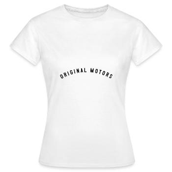 Moteurs d’origine - T-shirt Femme - blanc - Devant - AI Model Female 172 dark (172cm)