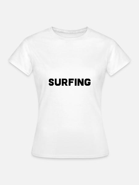 Surfing - Frauen T-Shirt - Weiß