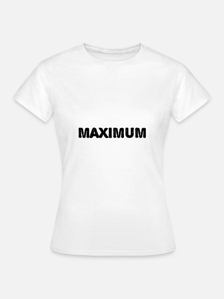 Maximum - Frauen T-Shirt - Weiß