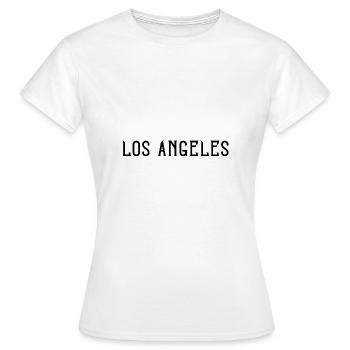 Los Angeles - Frauen T-Shirt - Weiß - Vorne - AI Model Female 172 dark (172cm)