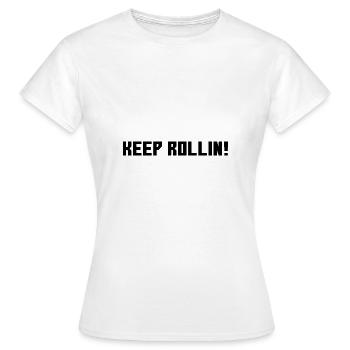 Garder Rollin - T-shirt Femme - blanc - Devant - AI Model Female 172 dark (172cm)