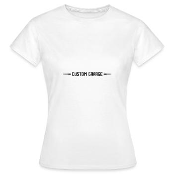 Garage sur mesure - T-shirt Femme - blanc - Devant - AI Model Female 172 dark (172cm)