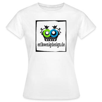 logo2018 shirts copy - Frauen T-Shirt - Weiß - Vorne - AI Model Female 172 dark (172cm)